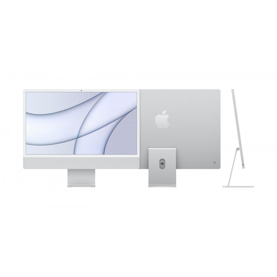 Apple iMac/24"/4480 x 2520/M1/8GB/256GB SSD/M1/Big Sur/Silver/1R MGPC3SL/A